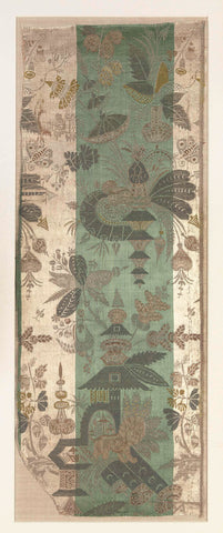 Fragment of a woven fabric, anonymous, c. 1700 - c. 1720 Canvas Print