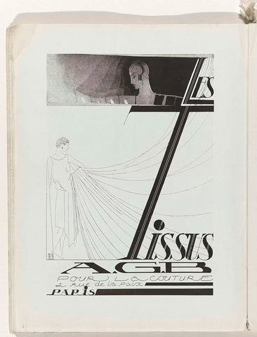 Art - Goût - Beauté, Feuillets de l' elegance féminine, Noël 1928, No. 100, 9e Année, p. 8, anonymous, 1928 Canvas Print