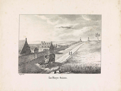 Farm La Haye-Sainte, Mogford, 1820-1850 Canvas Print