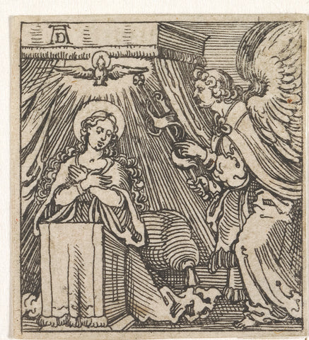 Annunciation, Michiel le Blon, 1597 - 1656 Canvas Print