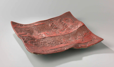 Dish, Eiraku Hozen (after), Eiraku Hozen (after), c. 1800 - c. 1899 Canvas Print