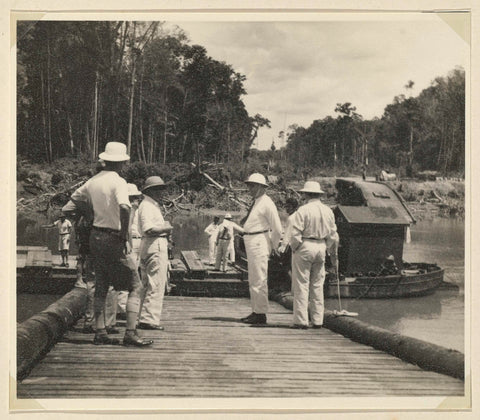 Exit to a boat, anonymous, 1935 Canvas Print