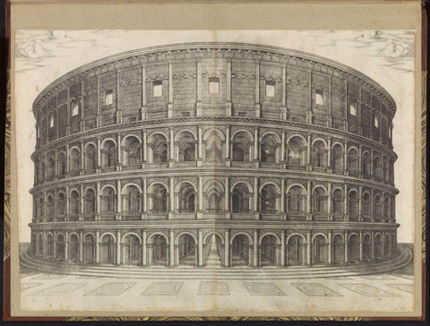 Colosseum in Rome, anonymous, c. 1500 - c. 1599 Canvas Print