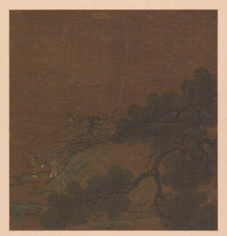 Spring landscape, anonymous, 1368 - 1644 Canvas Print