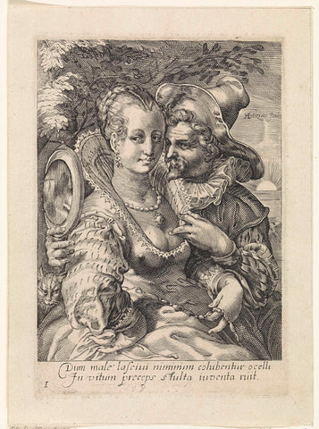 Het Gezicht, Jan Saenredam, 1575 - 1657 Canvas Print