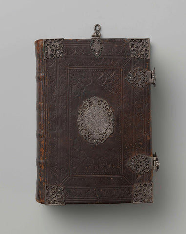 Bible with silver book locks, Jan Paet's Jacobszoon, 1611 Canvas Print