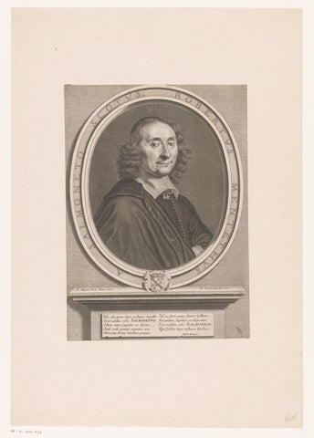 Portrait of Robert Mentieth, René Lochon, 1661 Canvas Print