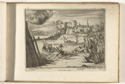 Koning Jacobus II landt te Kinsale, 1689, Pieter Pickaert (attributed to), 1689 Canvas Print