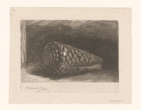 The shell, George Bickham (II), 1700 - 1758 Canvas Print