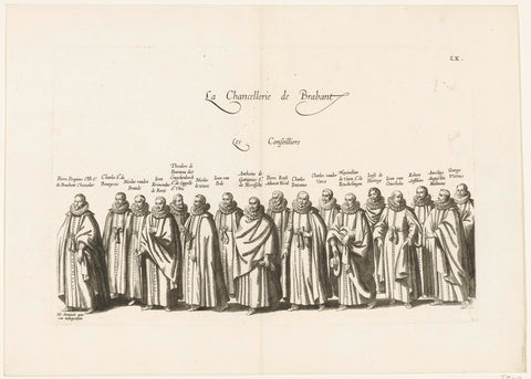 Funeral procession of Archduke Albrecht (plate LX), 1622, Cornelis Galle (I), 1623 Canvas Print