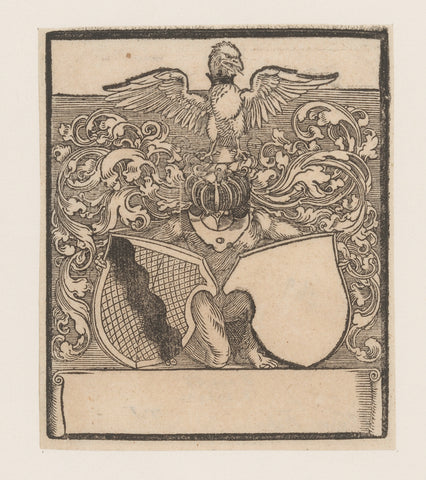 Coat of arms of the family Behaim, anonymous, c. 1525 Canvas Print