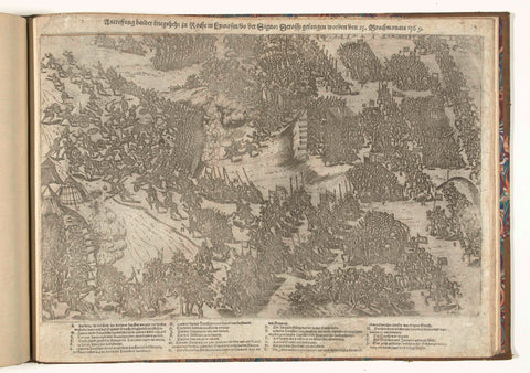 Battle of La Roche, 1569, Jacques Tortorel, 1569 - 1570 Canvas Print