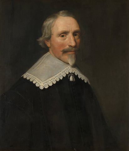 Portrait of Jacob Cats (1577-1660), Michiel Jansz van Mierevelt, 1639 Canvas Print