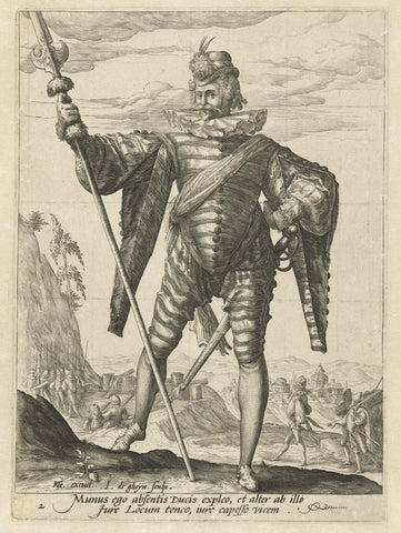 Lieutenant-colonel, Jacob de Gheyn (II), 1587 Canvas Print