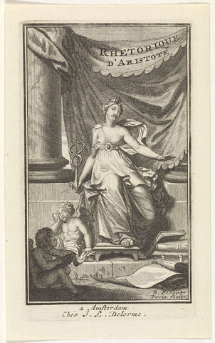 Welsprekendheid, Bernard Picart, 1698 Canvas Print