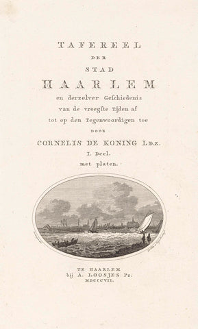 View of the Haarlemmermeer, with Haarlem in the background, Izaak Jansz. de Wit, 1807 Canvas Print