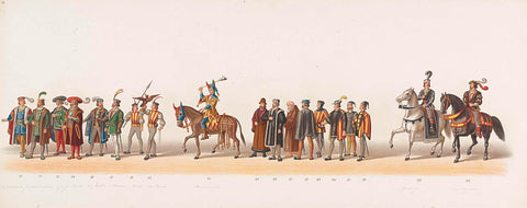 Delft procession of 1873 (sixth record), anonymous, 1873 Canvas Print