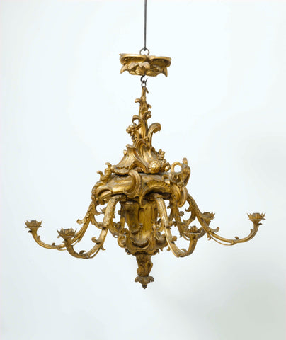 Chandelier, anonymous, c. 1750 - c. 1770 Canvas Print