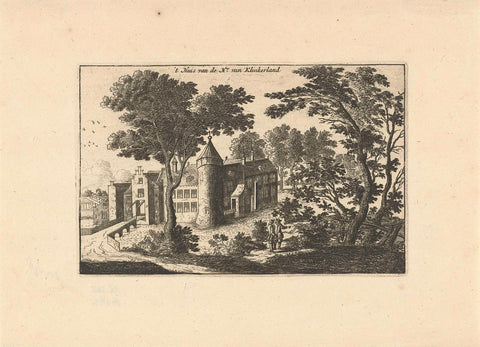 View of House at Blotinghe in Rijswijk, Cornelis Elandts, 1663 - 1670 Canvas Print