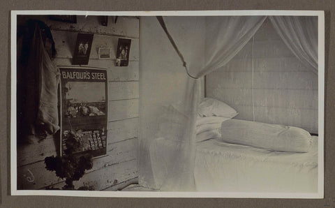 Bedroom with a bed, anonymous, 1926 Canvas Print