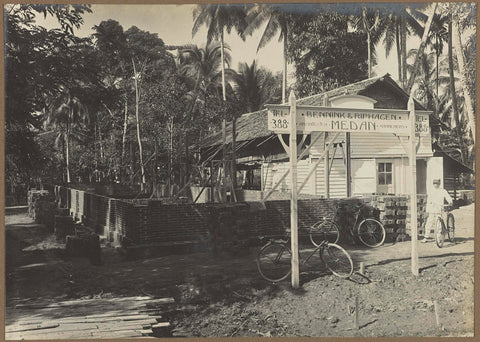 Construction project, anonymous, 1914 - 1919 Canvas Print