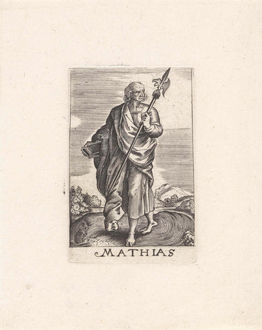 H. Mattias, Johannes Wierix, 1579 - 1629 Canvas Print