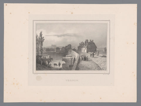 View of Vernon, Isodore-Laurent Deroy, 1829 - 1831 Canvas Print