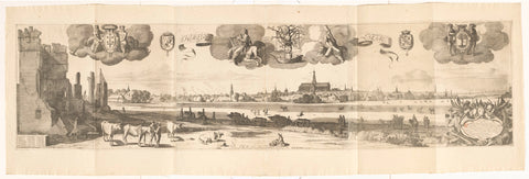 View of Haarlem, Jan van de Velde (II), 1726 - 1750 Canvas Print