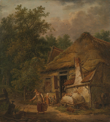 Farmhouse near Helvoirt, Pieter Pietersz. Barbers, 1814 - 1816 Canvas Print