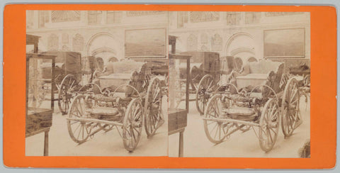 Carriages in the Eastern courtyard in 1893, 1893 Canvas Print