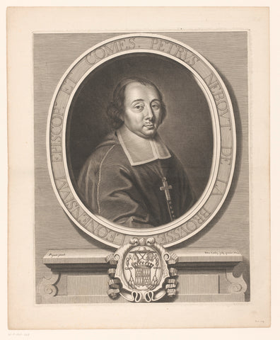 Portret van Pierre Nebout de la Brousse, Pierre Landry, 1614 Canvas Print