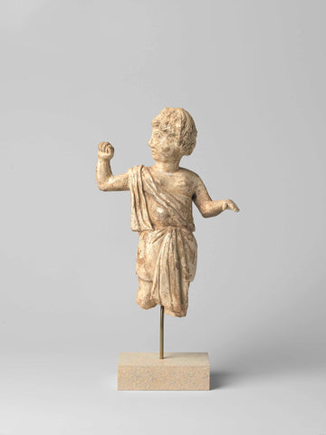 Tomb figure of a dancer, anonymous, c. 618 - c. 906 Canvas Print