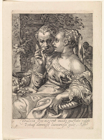 The Taste, Jan Saenredam, 1575 - 1657 Canvas Print