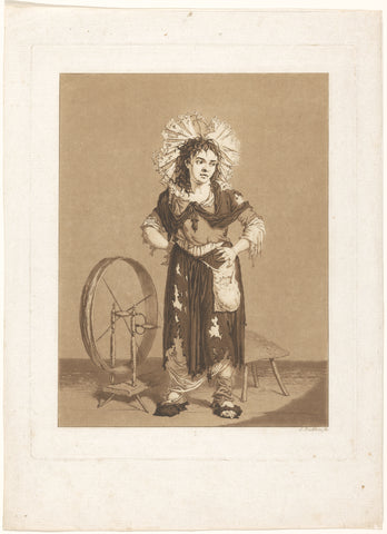 Bedelaarskind, Ludwig Buchhorn, c. 1813 - c. 1815 Canvas Print