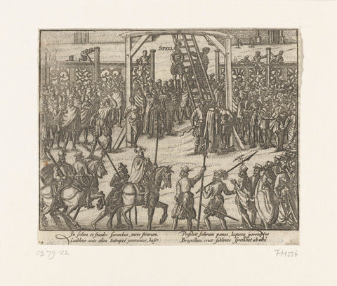 Execution of Spell, 1570, anonymous, 1613 - 1615 Canvas Print