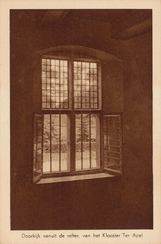 View from the refectory of the Monastery Ter Apel, anonymous, c. 1920 - c. 1930 Canvas Print