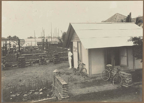 Construction of the Salvation Army Children's Home, anonymous, 1916 Canvas Print