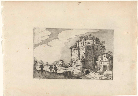 Roman ruins, Willem van Nieulandt (II), 1594 - 1685 Canvas Print