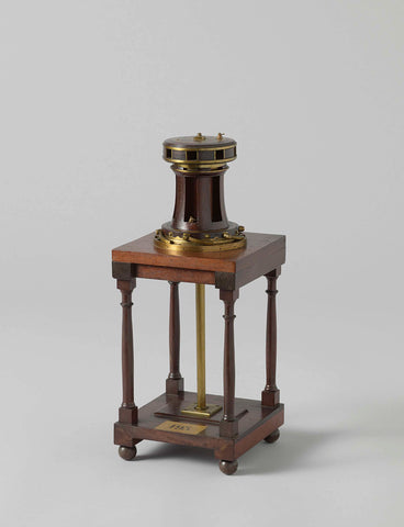 Model of a Capstan, anonymous, c. 1819 Canvas Print