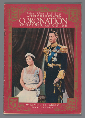 Souvenir for the Coronation of George VI, 1937, Odhams Press Ltd., 1937 Canvas Print