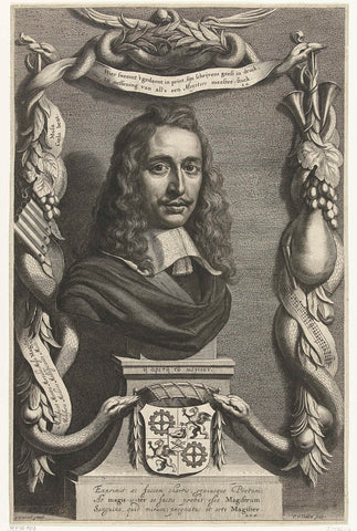 Portrait of Baron Everard Meyster, Cornelis van Dalen (II), 1648 - 1664 Canvas Print