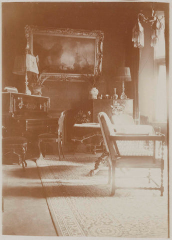 Room in the villa in 1922, 1922 Canvas Print