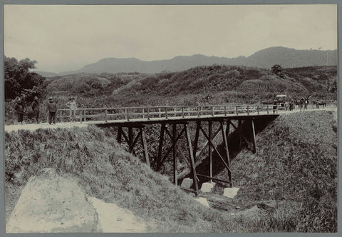 Bridge over the Aroel, anonymous, 1903 - 1913 Canvas Print