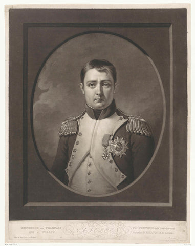 Portrait of Napoleon I Bonaparte, Charles Howard Hodges, 1811 Canvas Print