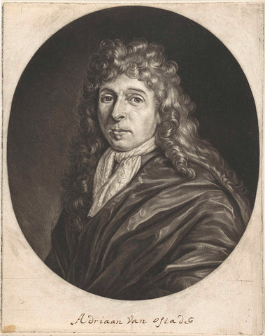 Portret van Adriaen van Ostade, Jacob Gole, 1685 Canvas Print