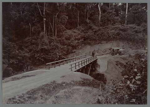 Bridge on the Gajoweg, anonymous, 1903 - 1913 Canvas Print