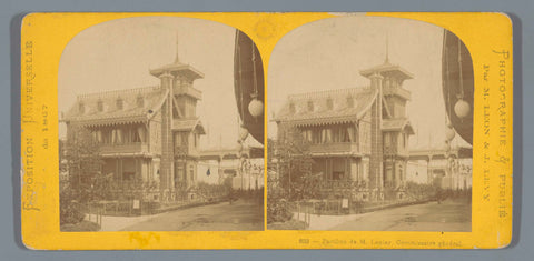 Pavilion of Commissioner-General M. Leplay at the World's Fair of 1867, Léon & Levy, 1867 Canvas Print