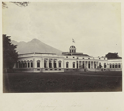 Buitenzorg - Palace, Woodbury & Page, 1863 - 1869 Canvas Print