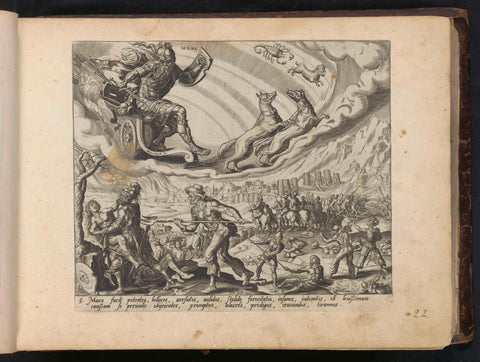 The Planet Mars and Its Children, Harmen Jansz Muller, 1646 Canvas Print