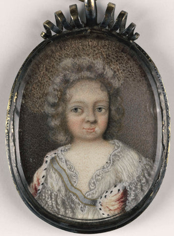 William IV (1711-51), prince of Oranje Nassau, as a child, anonymous, c. 1715 Canvas Print